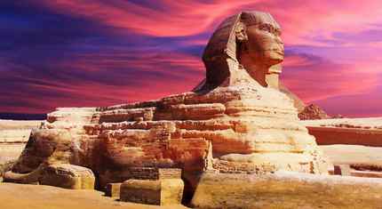 Sfinks w Egipcie