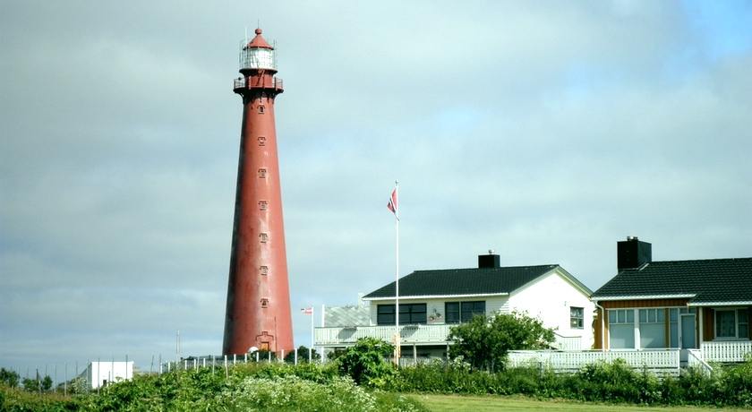 Latarnia morska w Andenes w Norwegii